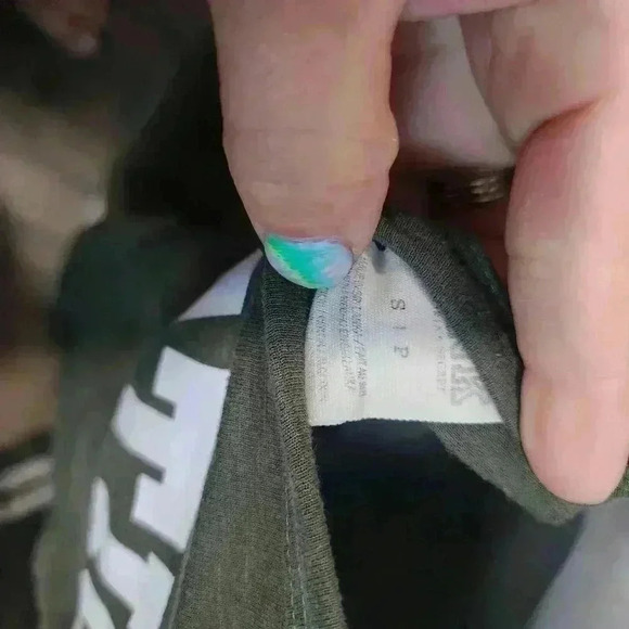 Pink Victoria's Secret “Pink Nation” 3/4 Sleeve T-Shirt Top - Size Small - Picture 5 of 5